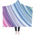 Rainbow stripes Wearable Blanket View2