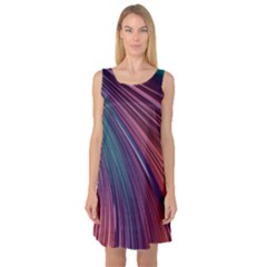 Metallic Rainbow Sleeveless Satin Nightdress by Dazzleway