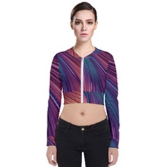 Metallic Rainbow Long Sleeve Zip Up Bomber Jacket by Dazzleway