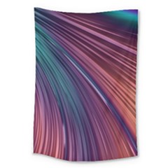 Metallic Rainbow Large Tapestry by Dazzleway