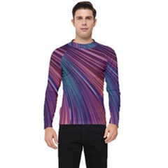 Metallic Rainbow Men s Long Sleeve Rash Guard by Dazzleway