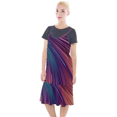 Metallic Rainbow Camis Fishtail Dress by Dazzleway