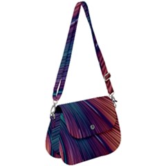 Metallic Rainbow Saddle Handbag by Dazzleway