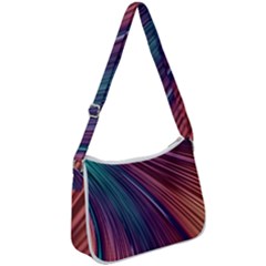 Metallic Rainbow Zip Up Shoulder Bag by Dazzleway