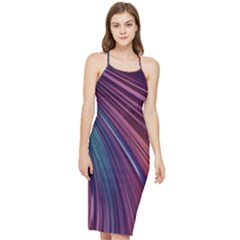 Metallic Rainbow Bodycon Cross Back Summer Dress by Dazzleway