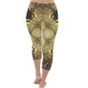 Black and gold Capri Winter Leggings  View4