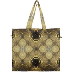 Black And Gold Canvas Travel Bag by Dazzleway