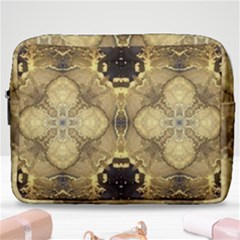 Black And Gold Make Up Pouch (large) by Dazzleway