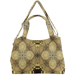 Black And Gold Double Compartment Shoulder Bag by Dazzleway