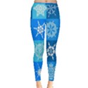 Snowflakes Inside Out Leggings View1