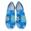 Snowflakes Women s Slip On Sneakers View1