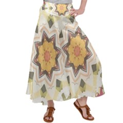 Cute Kaleidoscope Satin Palazzo Pants