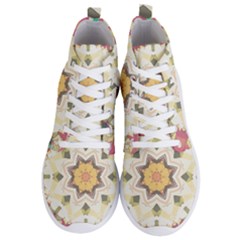 Cute Kaleidoscope Men s Lightweight High Top Sneakers by Dazzleway