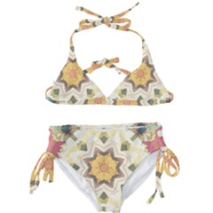 Cute Kaleidoscope Kids  Classic Bikini Set by Dazzleway