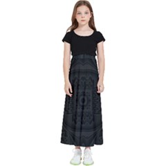 Black And Gray Kids  Skirt by Dazzleway