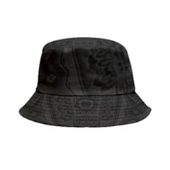 Black And Gray Inside Out Bucket Hat by Dazzleway