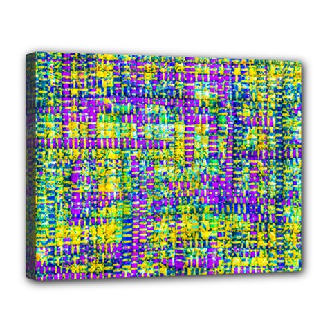 Mosaic Tapestry Canvas 14  X 11  (stretched) by essentialimage