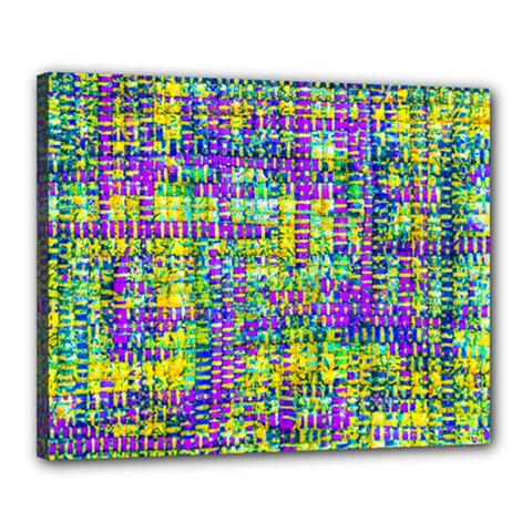 Mosaic Tapestry Canvas 20  X 16  (stretched) by essentialimage