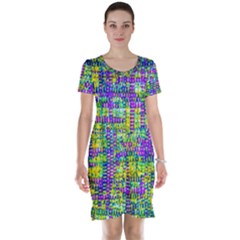 Mosaic Tapestry Short Sleeve Nightdress by essentialimage