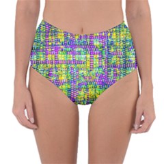 Mosaic Tapestry Reversible High-waist Bikini Bottoms by essentialimage