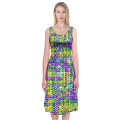 Mosaic Tapestry Midi Sleeveless Dress by essentialimage