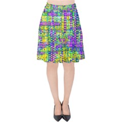 Mosaic Tapestry Velvet High Waist Skirt by essentialimage