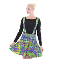 Mosaic Tapestry Suspender Skater Skirt by essentialimage