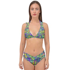 Mosaic Tapestry Double Strap Halter Bikini Set by essentialimage