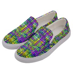 Mosaic Tapestry Men s Canvas Slip Ons by essentialimage