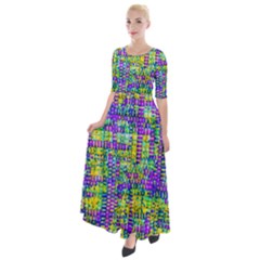 Mosaic Tapestry Half Sleeves Maxi Dress by essentialimage