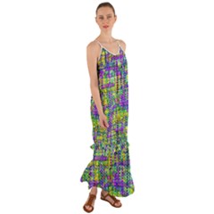 Mosaic Tapestry Cami Maxi Ruffle Chiffon Dress by essentialimage