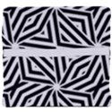 Black and white abstract lines, geometric pattern Back Support Cushion View4