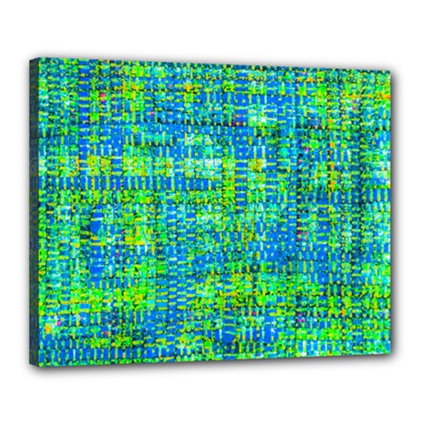 Mosaic Tapestry Canvas 20  X 16  (stretched) by essentialimage