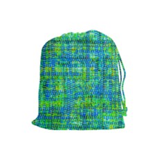 Mosaic Tapestry Drawstring Pouch (large) by essentialimage