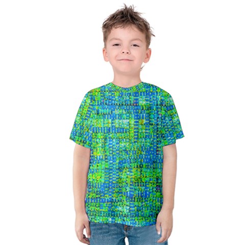 Mosaic Tapestry Kids  Cotton Tee by essentialimage