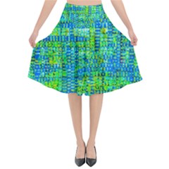 Mosaic Tapestry Flared Midi Skirt by essentialimage