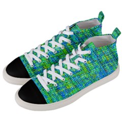 Mosaic Tapestry Men s Mid-top Canvas Sneakers by essentialimage