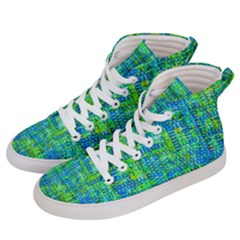 Mosaic Tapestry Men s Hi-top Skate Sneakers by essentialimage