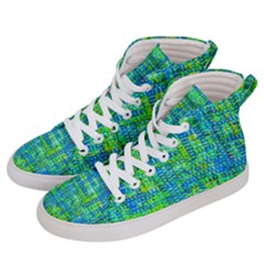 Mosaic Tapestry Women s Hi-top Skate Sneakers by essentialimage