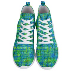 Mosaic Tapestry Men s Lightweight High Top Sneakers by essentialimage