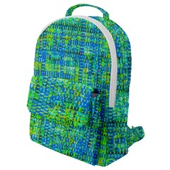 Mosaic Tapestry Flap Pocket Backpack (small) by essentialimage