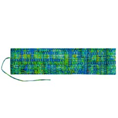 Mosaic Tapestry Roll Up Canvas Pencil Holder (l) by essentialimage