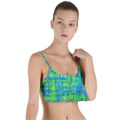 Mosaic Tapestry Layered Top Bikini Top 