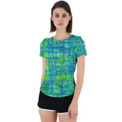 Mosaic Tapestry Back Cut Out Sport Tee by essentialimage