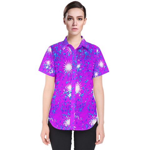 Privet Hedge With Starlight Women s Short Sleeve Shirt by essentialimage