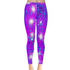 Privet Hedge With Starlight Inside Out Leggings by essentialimage