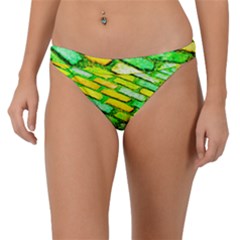 Diagonal Street Cobbles Band Bikini Bottom by essentialimage