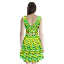 Diagonal street cobbles Split Back Mini Dress  View2