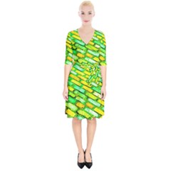 Diagonal Street Cobbles Wrap Up Cocktail Dress by essentialimage