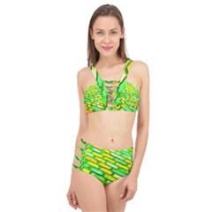 Diagonal Street Cobbles Cage Up Bikini Set by essentialimage